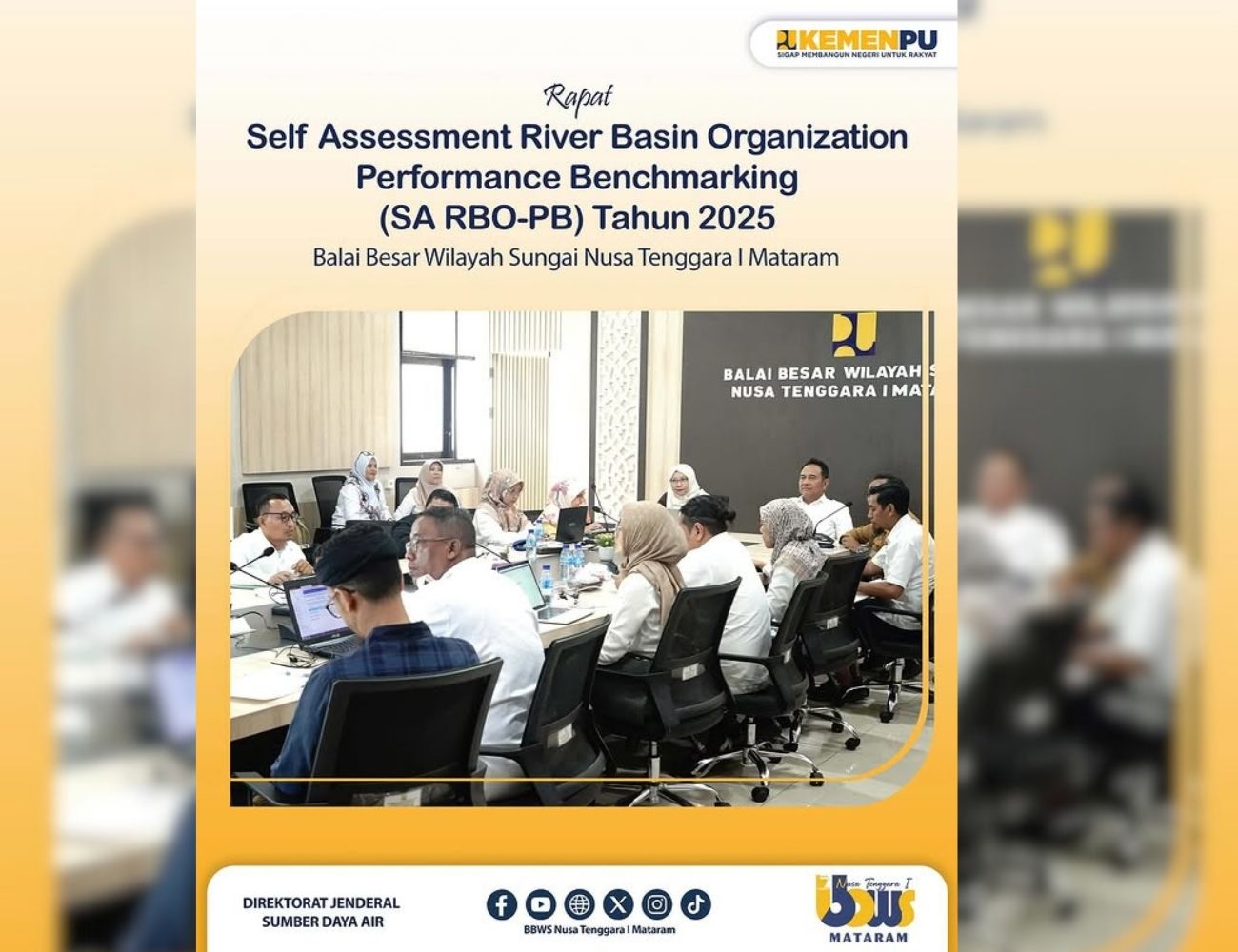 Rapat Self Assessment River Basin Organization Performance Benchmarking (SA RBO-PB) Tahun 2025