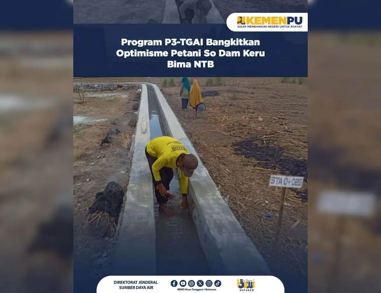 Program P3-TGAI Bangkitkan Optimisme Petani So Dam Keru Bima