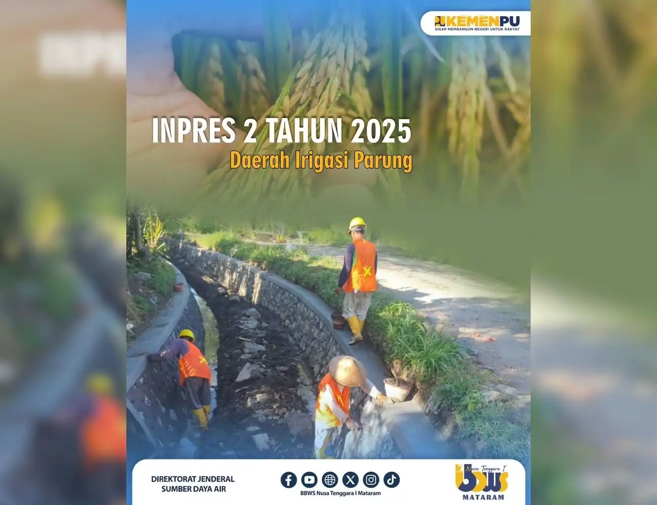 INPRES 2 Tahun 2025, Daerah Irigasi Parung