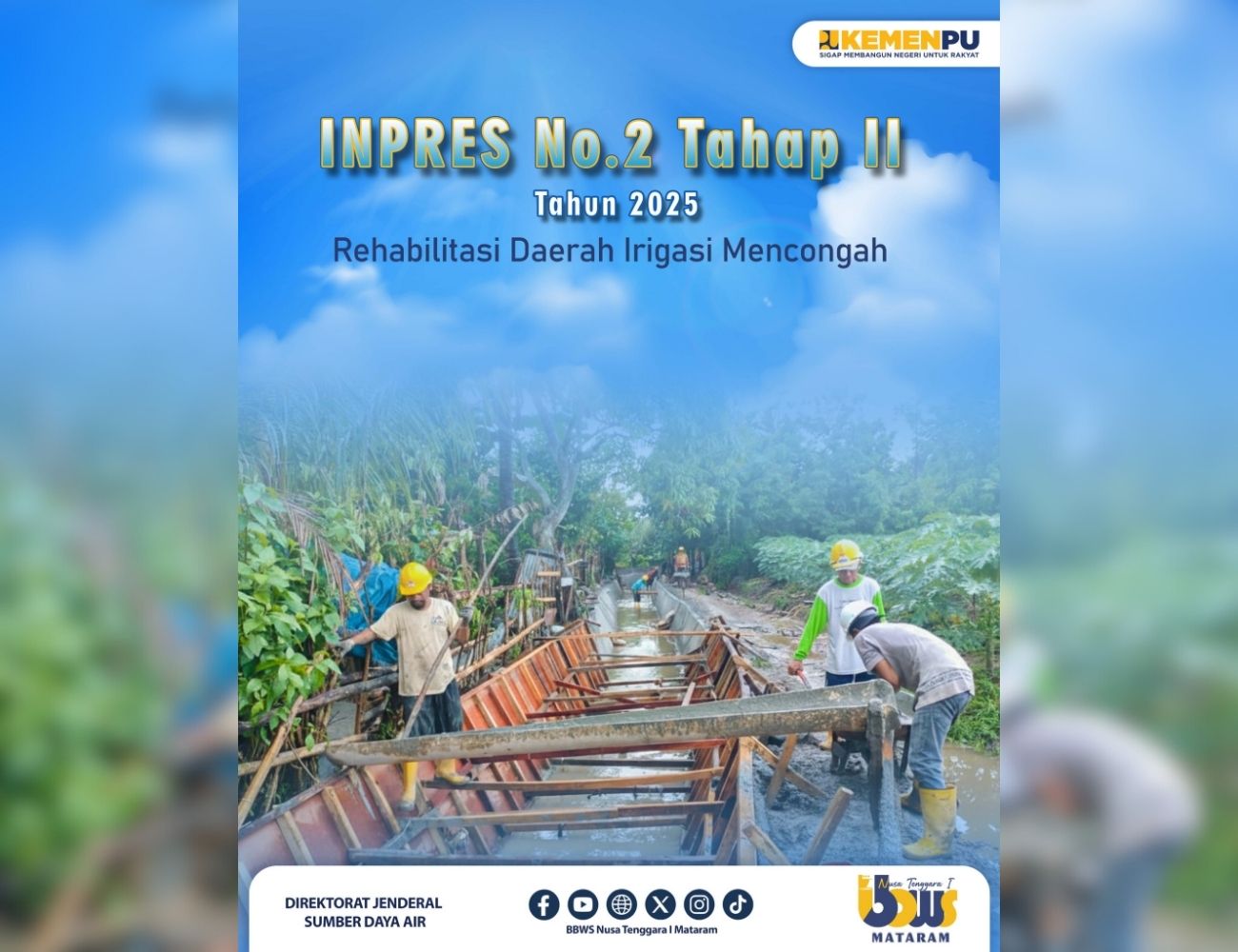 INPRES No.2 Tahap II Tahun 2025, Rehabilitasi Daerah Irigasi Mencongah