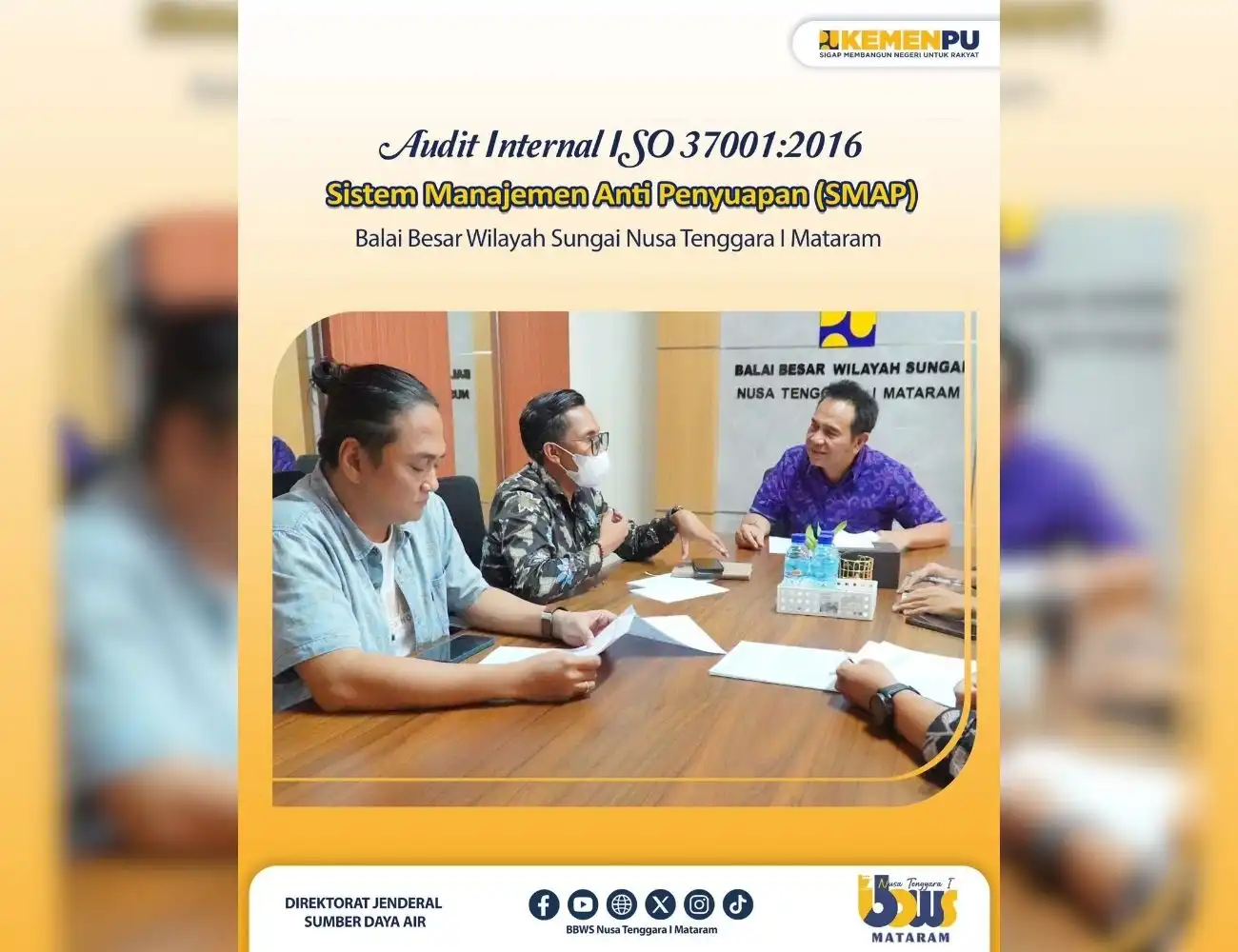 Audit Internal ISO 37001:2016 Sistem Manajemen Anti Penyuapan (SMAP)