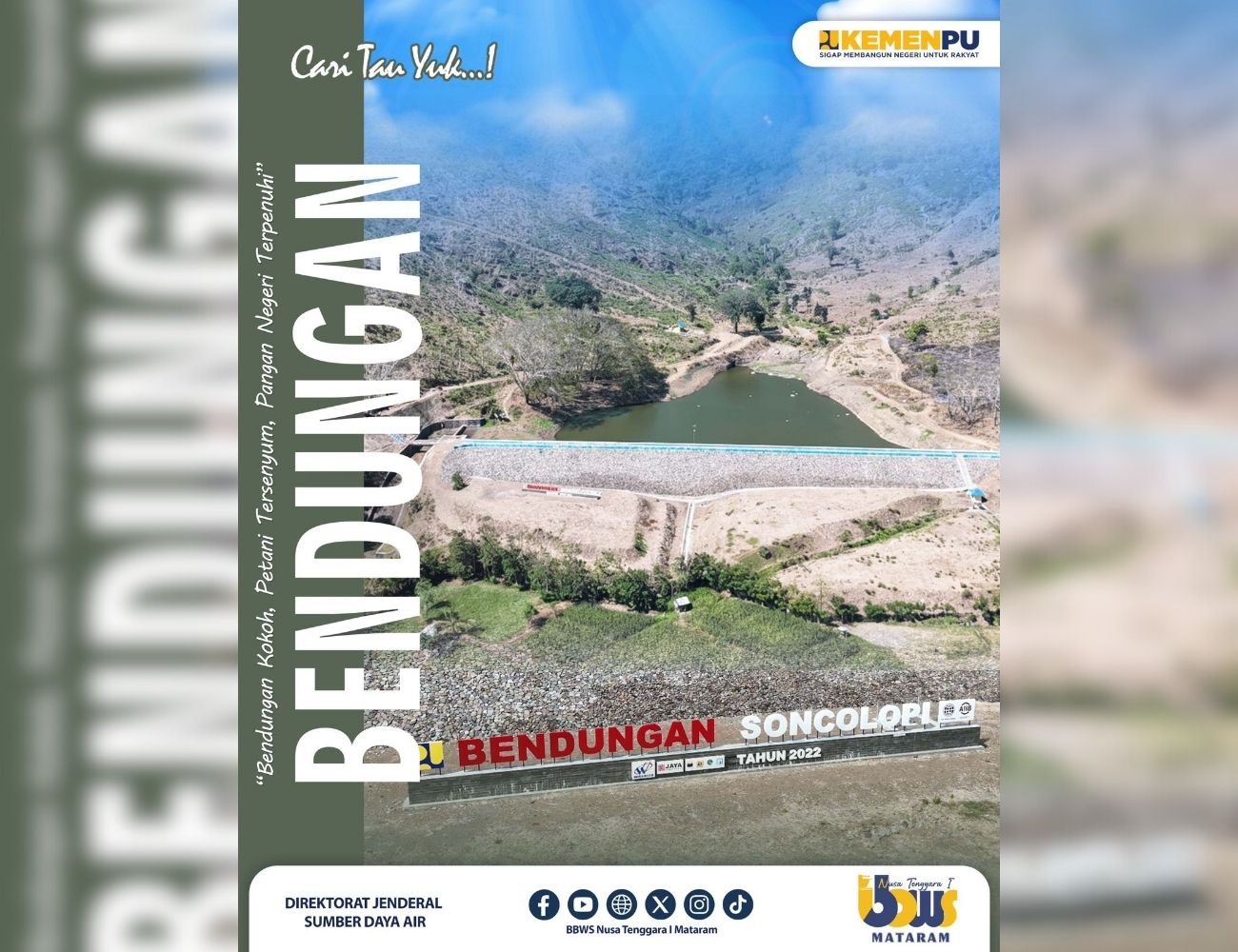 Bendungan Soncolopi: Sumber Kehidupan dari Rasabou untuk Dompu yang Tangguh