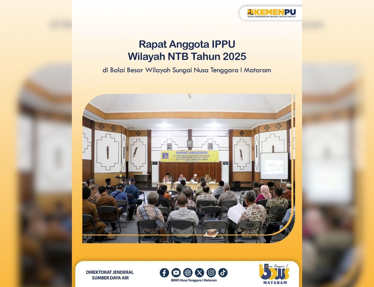 Rapat Anggota IPPU Wilayah NTB Tahun 2025