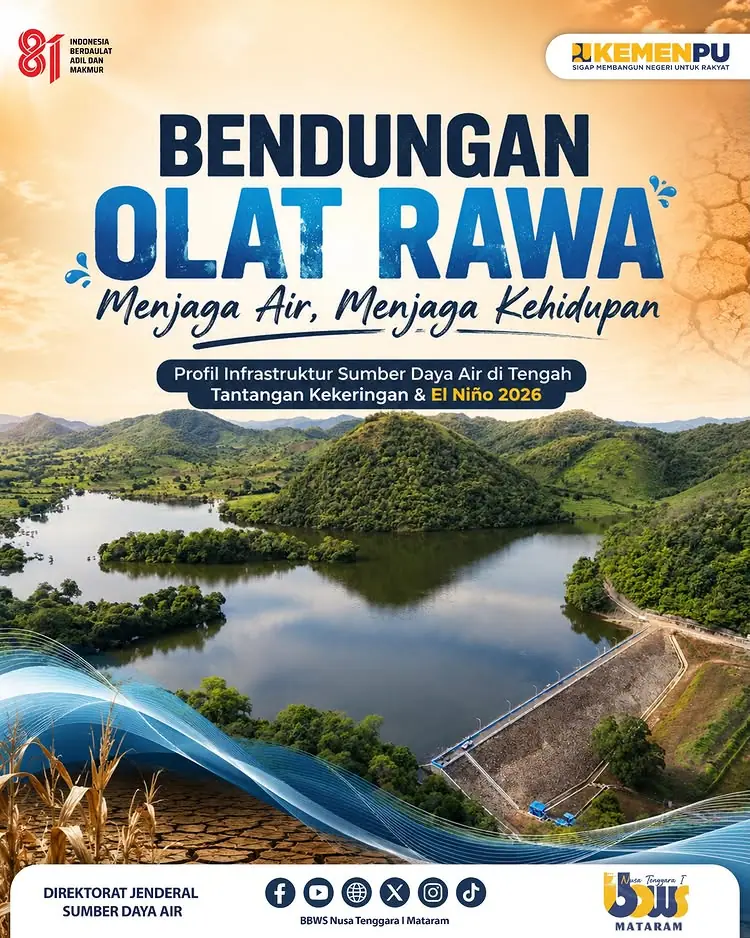 Bendungan Olat Rawa Menjaga Air, Menjaga Kehidupan
