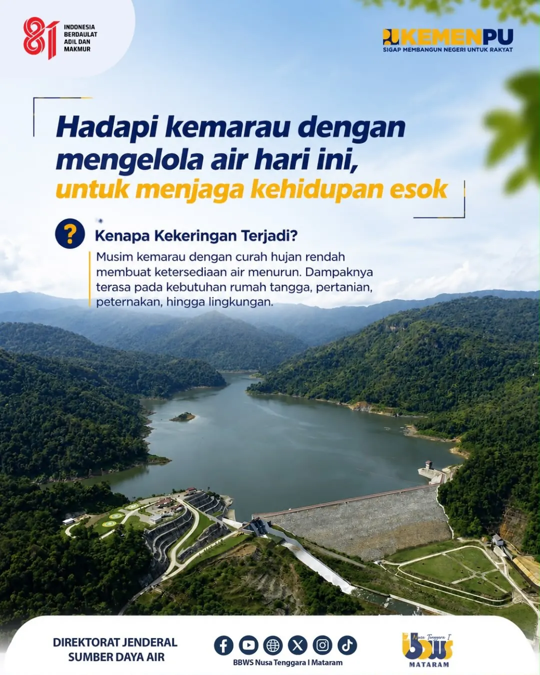 Hadapi Kemarau Dengan Mengelola Air