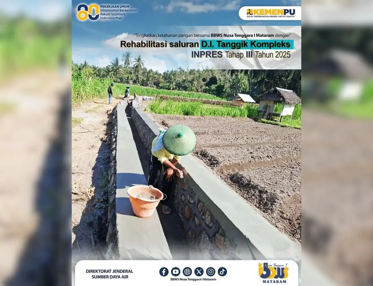 Tingkatkan Ketahanan Pangan Bersama BBWS NT I Mataram