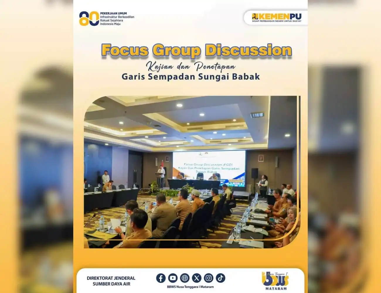 Focus Group Discussion (FGD) Kajian & Penetapan Garis Sempadan Sungai Babak