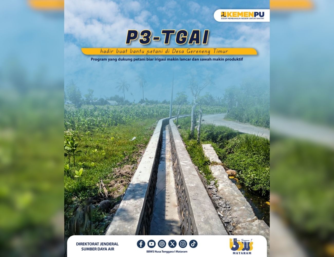 P3-TGAI Hadir di Desa Gereneng Timur Dukung petani makin produktif