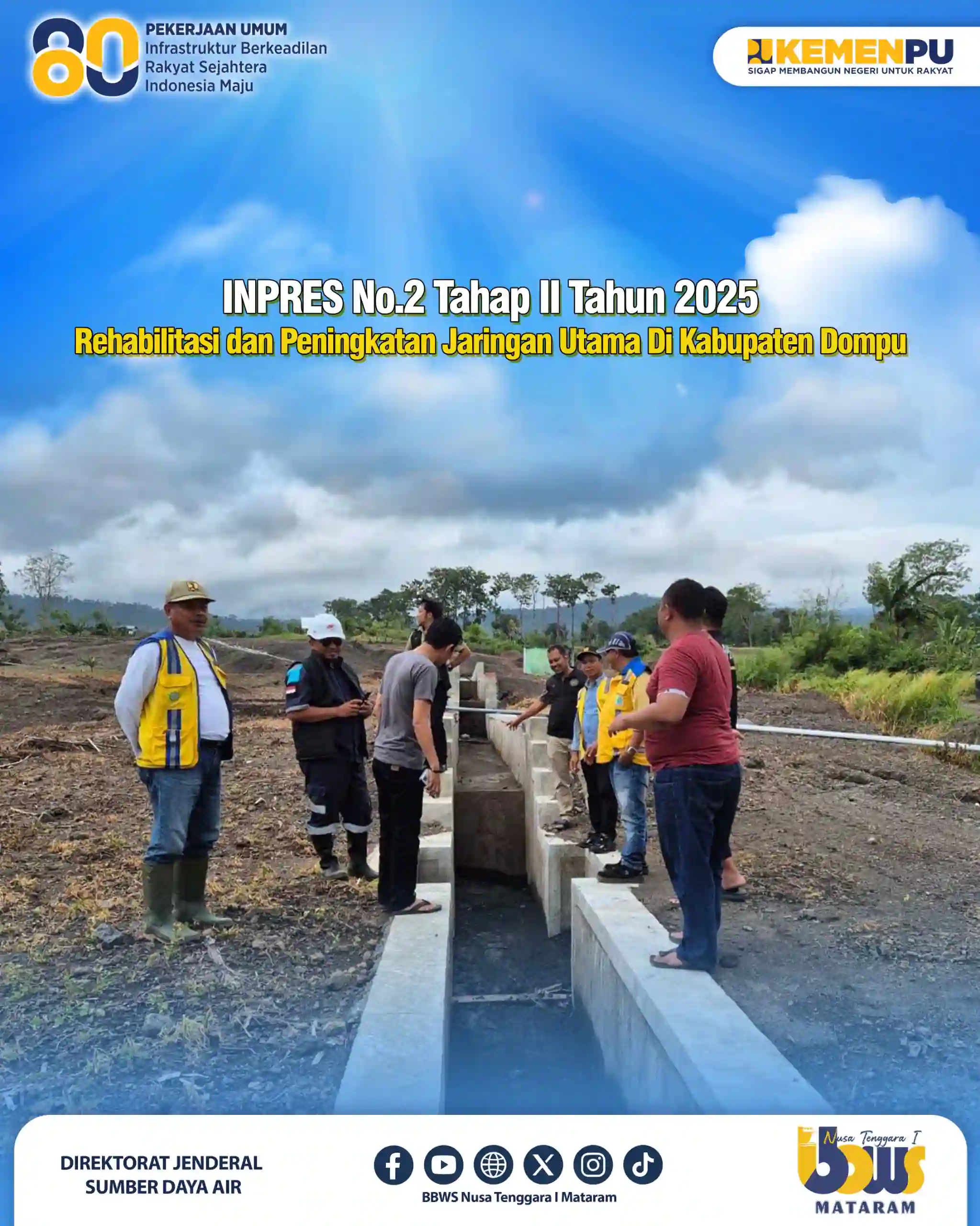 Infrastruktur SDA yang kuat adalah pondasi swasembada pangan yang berkelanjutan