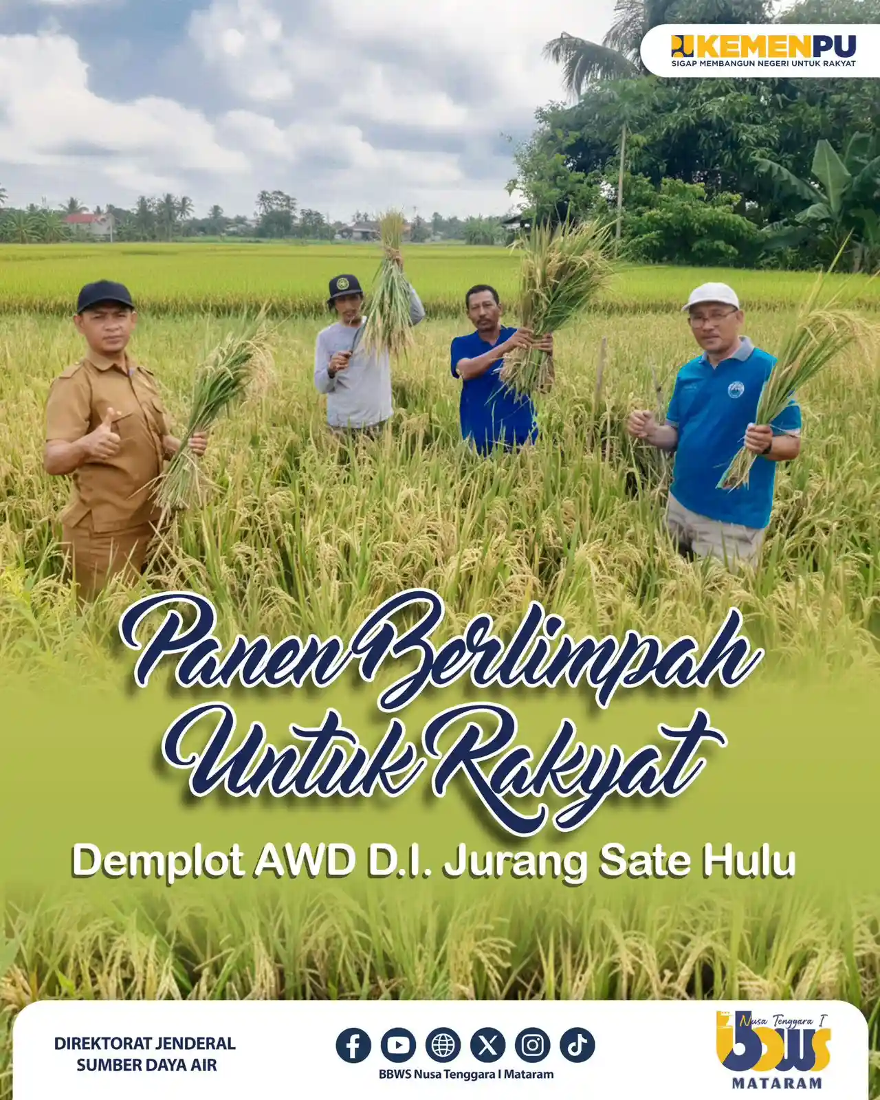 Hasil Meningkat, Pangan Kuat.