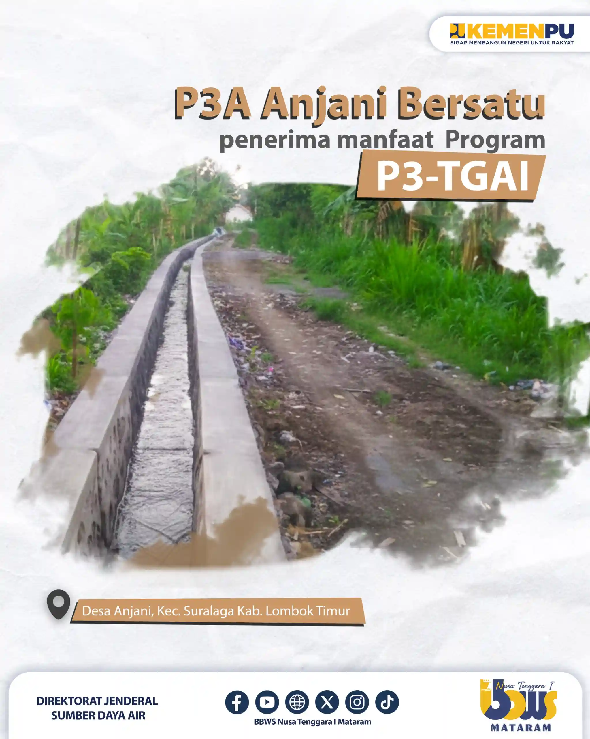 P3-TGAI Tingkatkan Layanan Irigasi dan Ketahanan Pangan