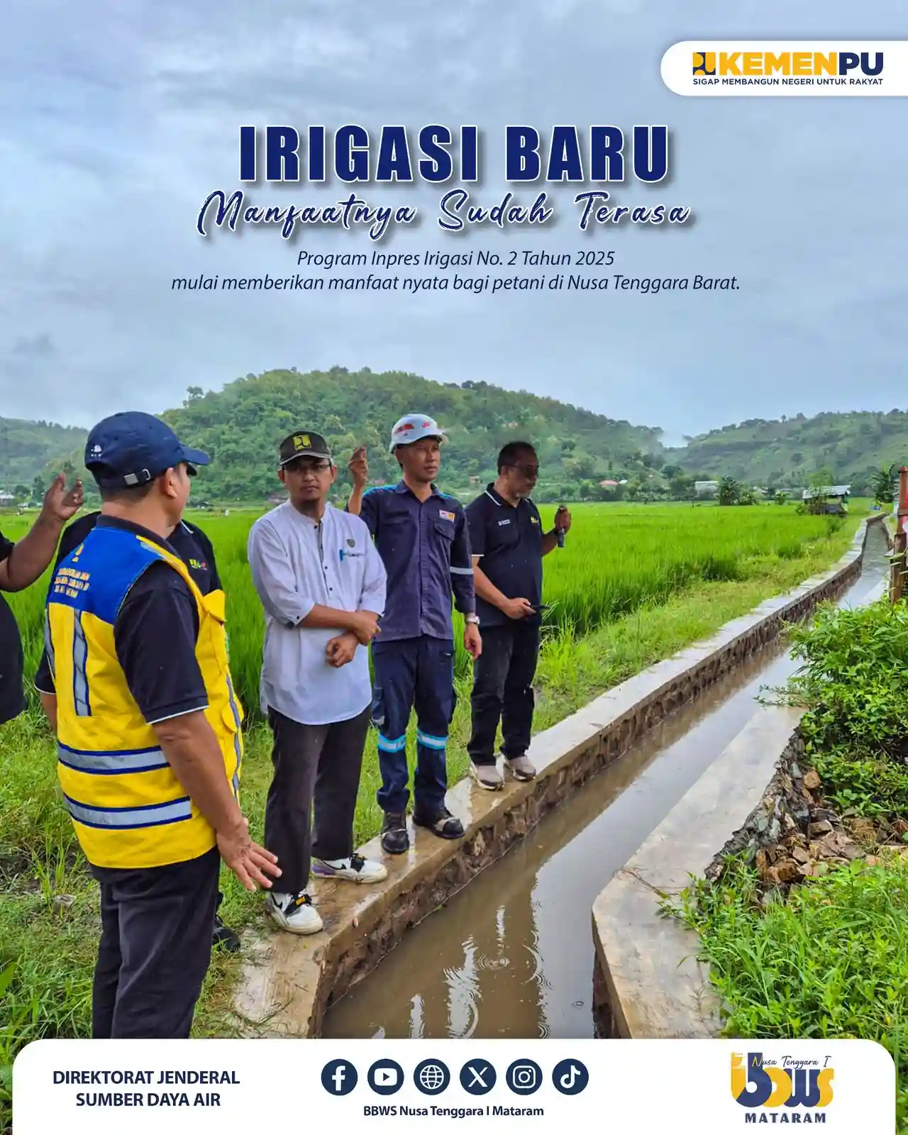 Manfaat Inpres Irigasi Mulai Terasa!