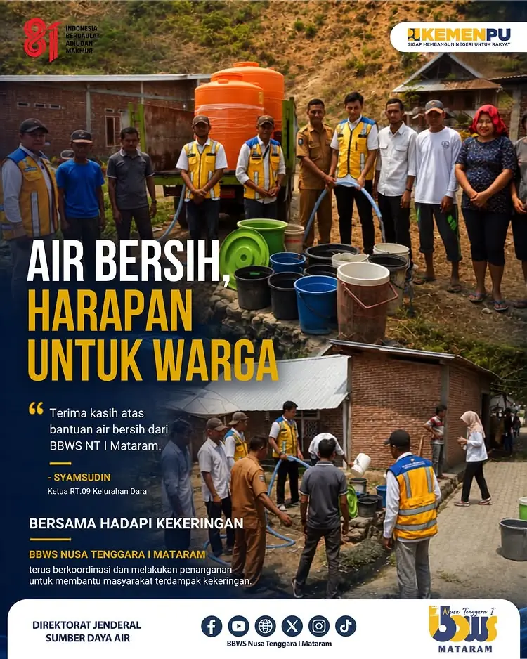 AIR BERSIH, HARAPAN UNTUK WARGA