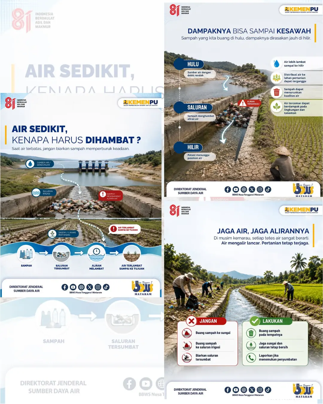 AIR SEDIKIT, KENAPA HARUS DIHAMBAT?