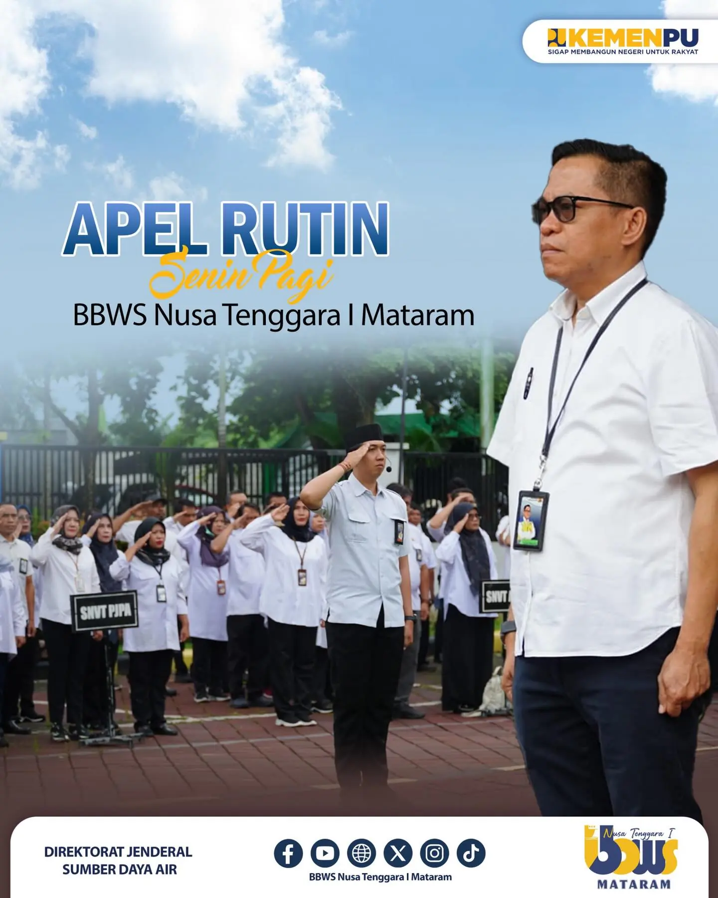 Apel Rutin Pagi BBWS NT I Mataram