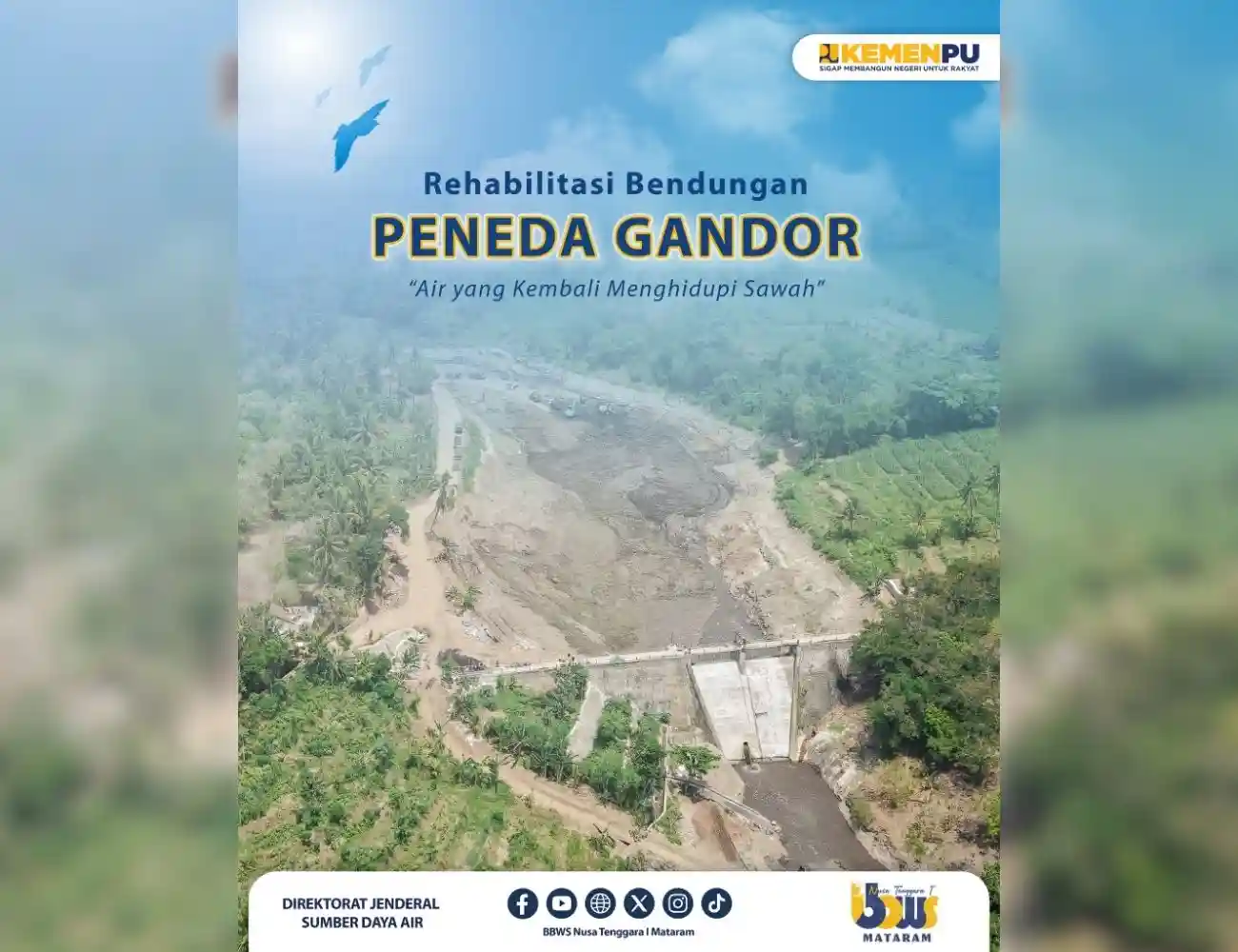 Rehabilitasi Bendungan Peneda Gandor