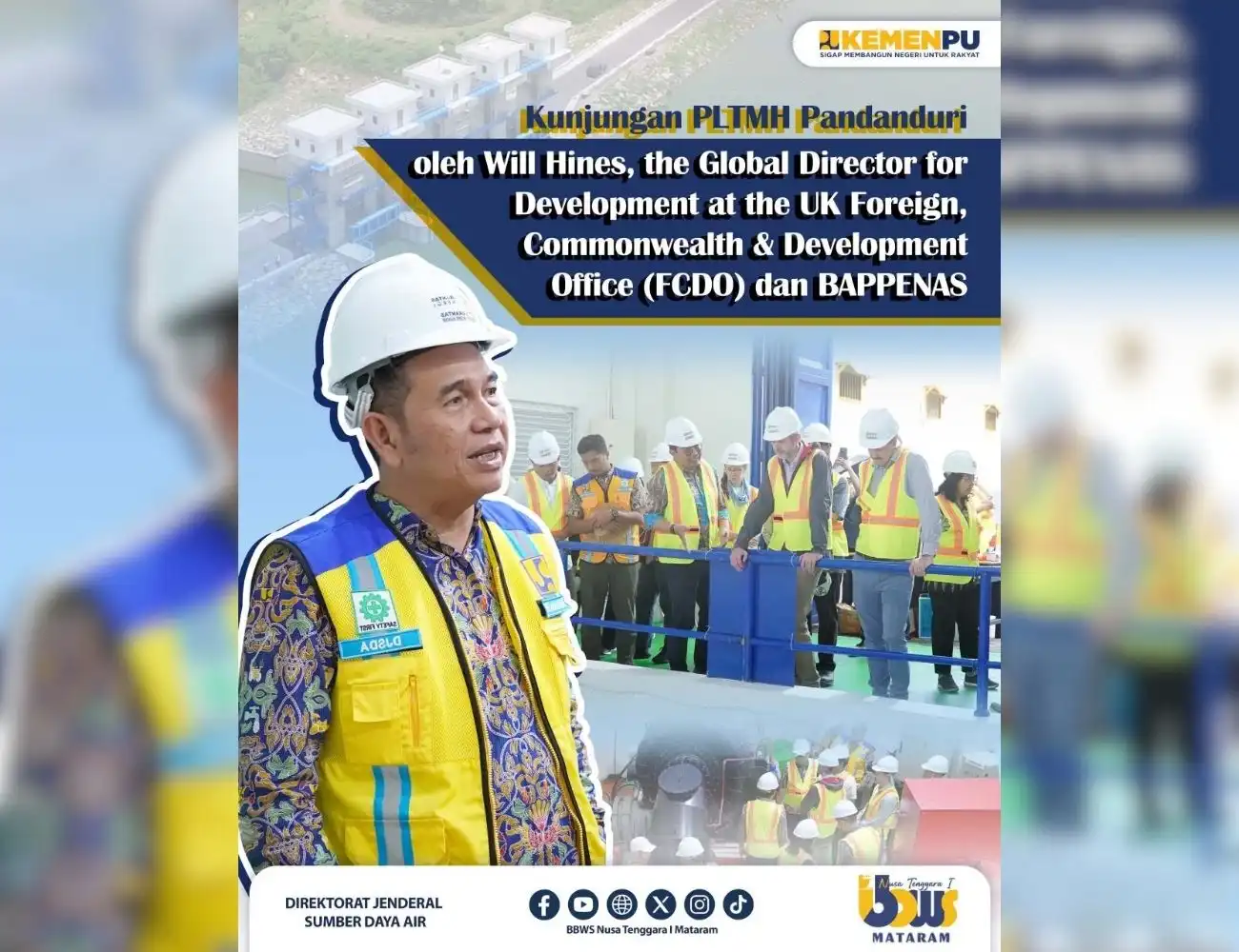 Kunjungan PLTMH Pandanduri, Lombok Timur