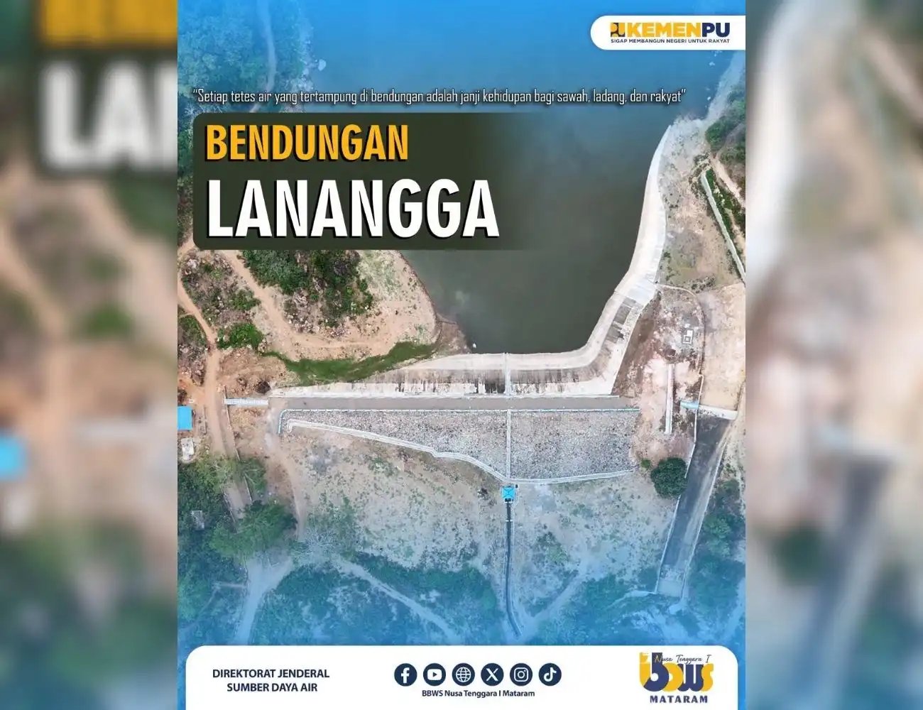 Bendungan Lanangga, Sumber Kehidupan di Desa Ranggo