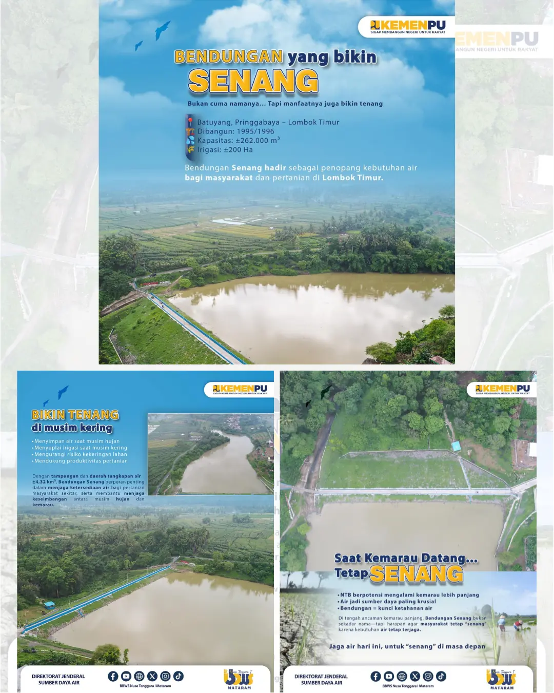 Bendungan Senang di Lombok Timur: Lebih dari Infrastruktur, Penopang Kehidupan