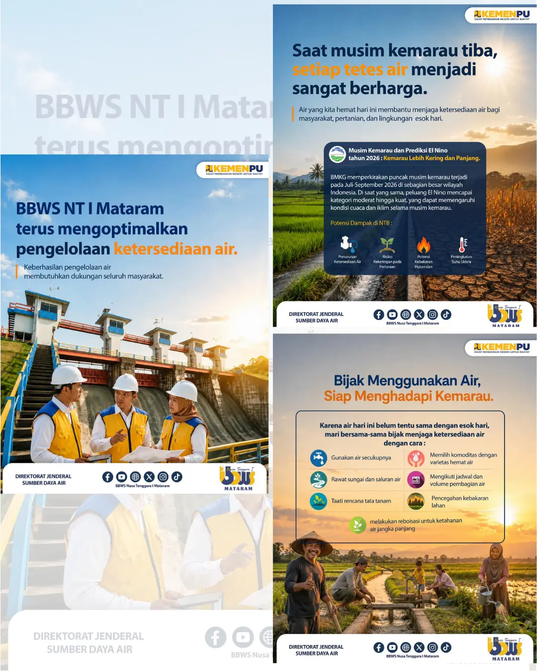 Bijak Menggunakan Air, Siap Menghadapi Kemarau dan Ancaman El Niño