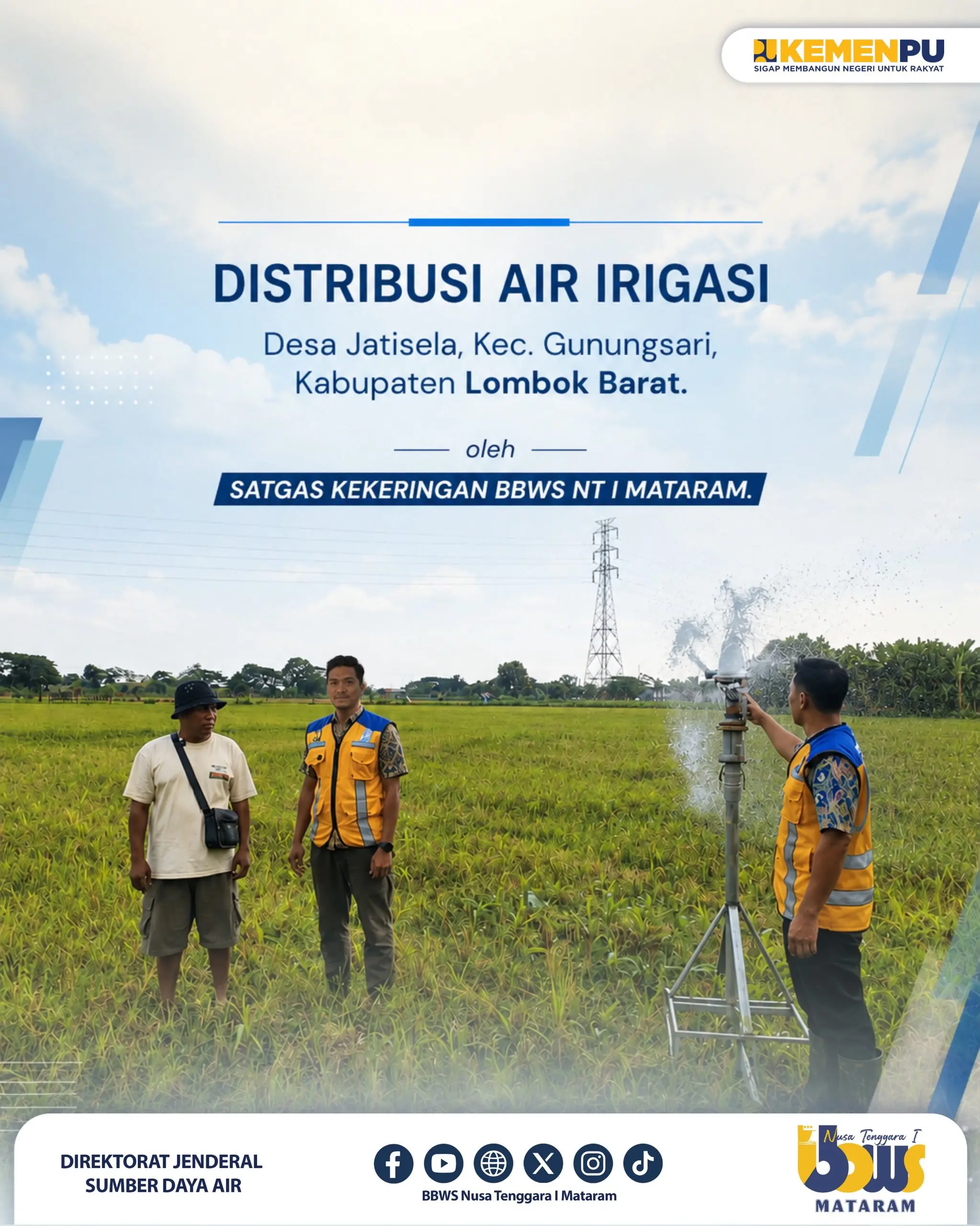 DISTRIBUSI AIR IRIGASI YANG TERDAMPAK KEKERINGAN