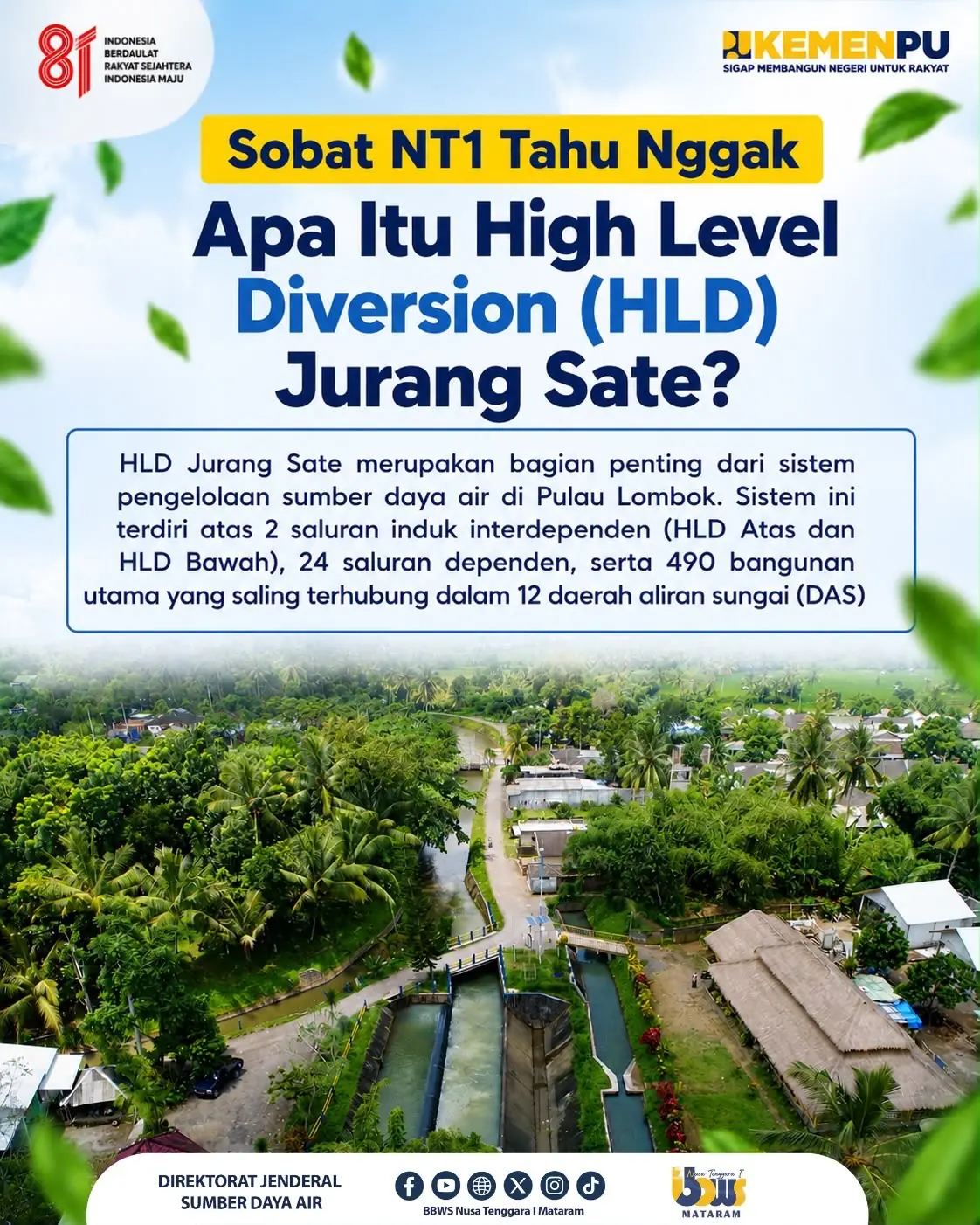 Apa itu High Level Diversion (HLD) Jurang Sate?
