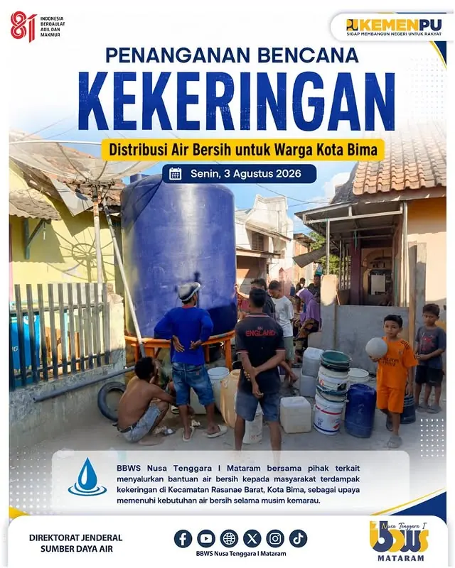 Penanganan Bencana Kekeringan di Kota Bima