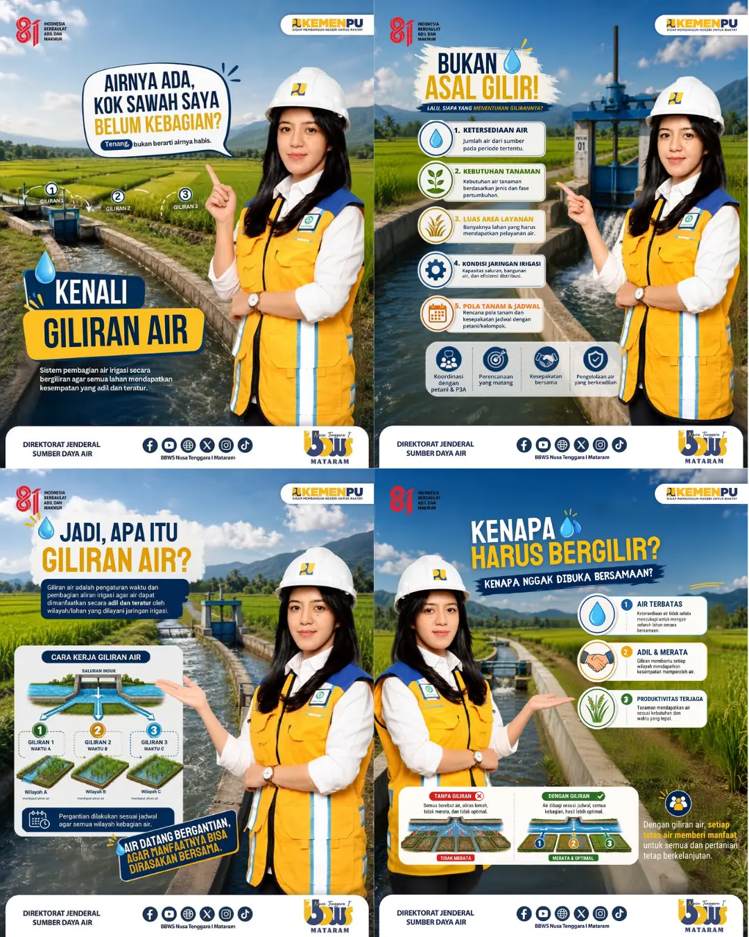 Airnya Ada, Kok Sawah Saya Belum Kebagian? Ini Penjelasannya!