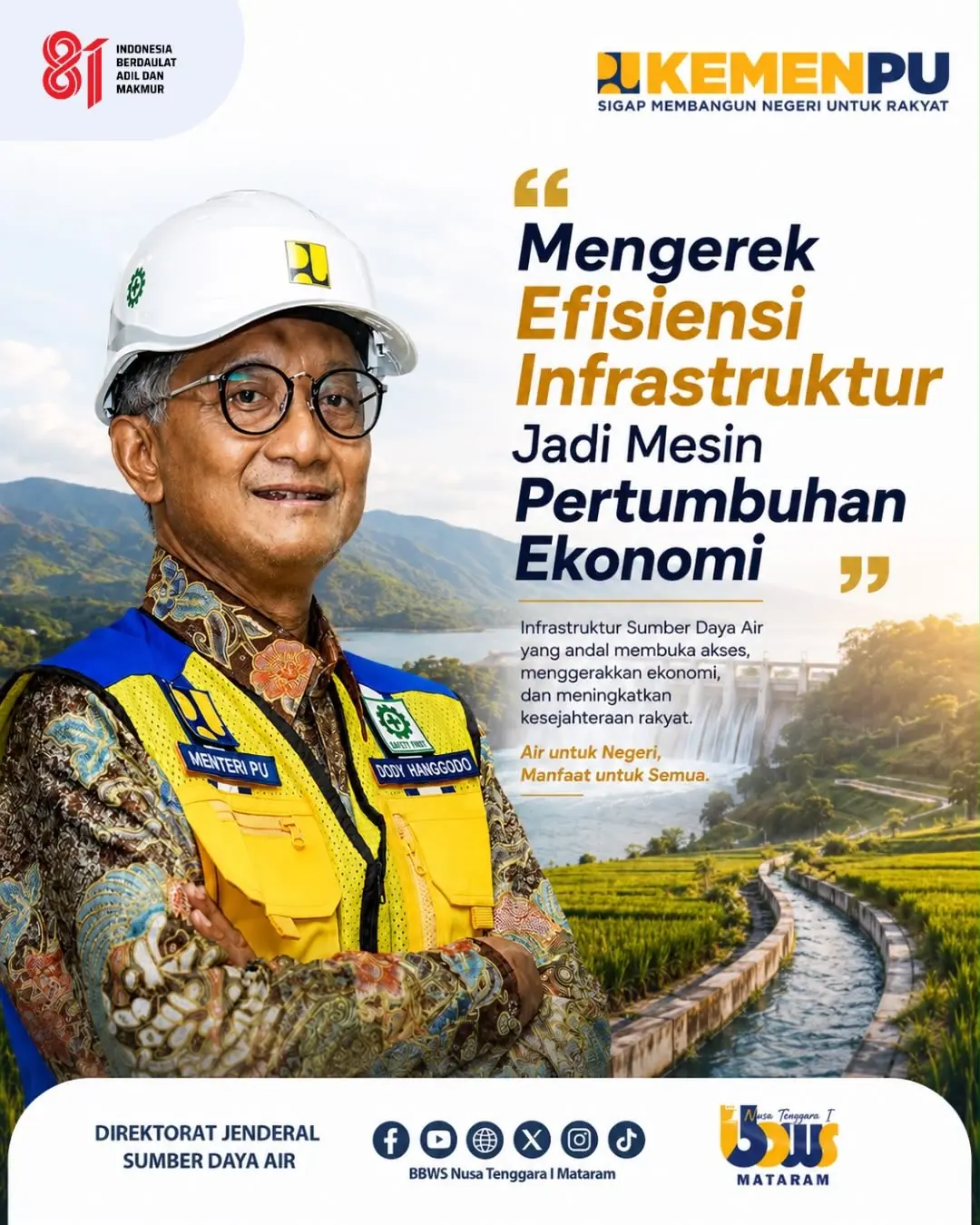 Mengerek Efisiensi Infrastruktur Jadi Mesin Pertumbuhan Ekonomi