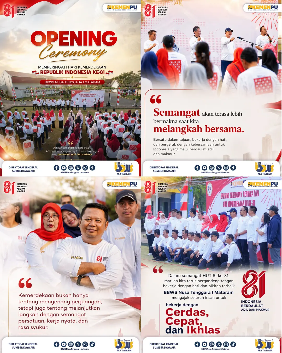 OPENING CEREMONY HUT KEMERDEKAAN RI KE-81