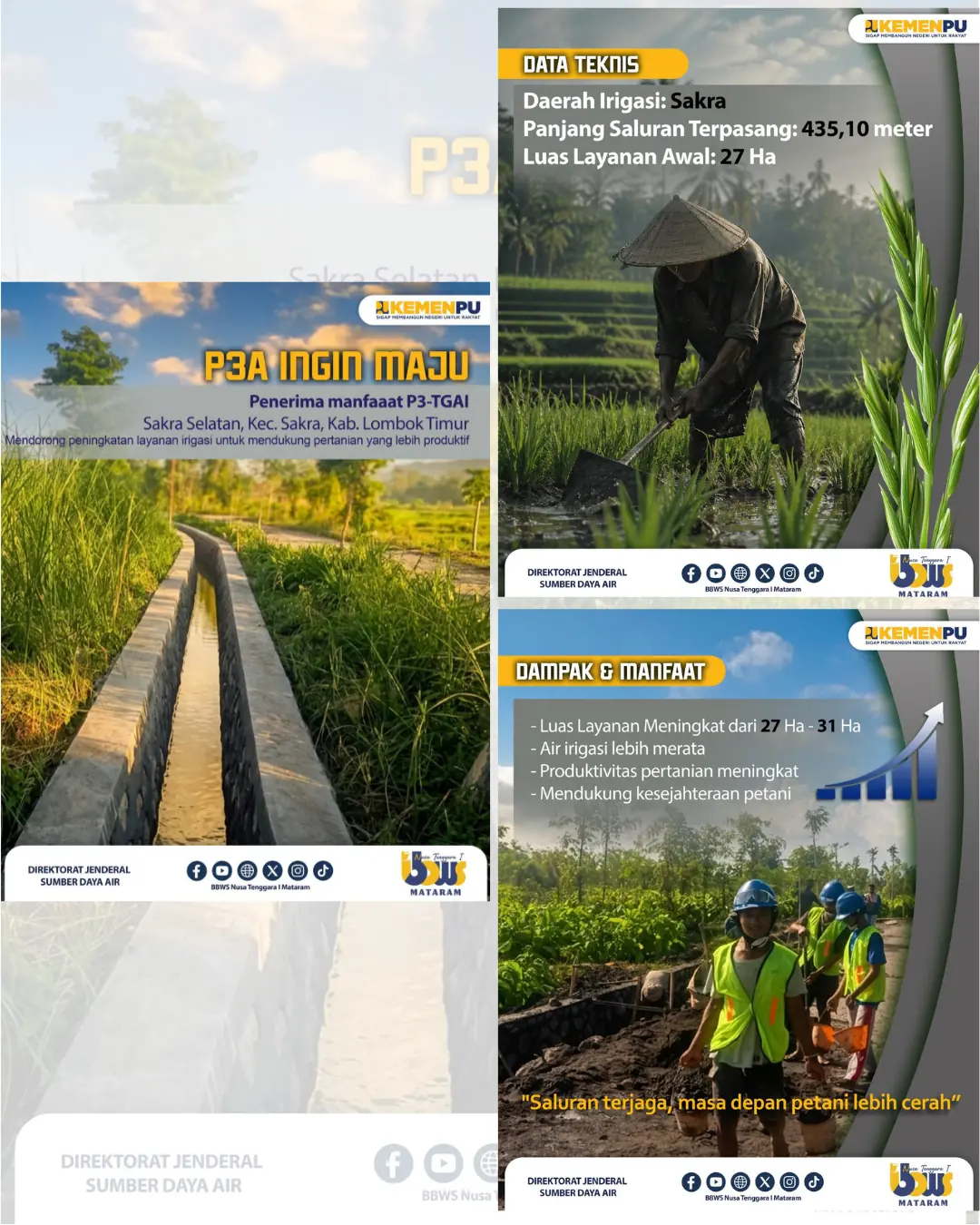 Peningkatan Infrastruktur Menuju Petani Lebih Produktif