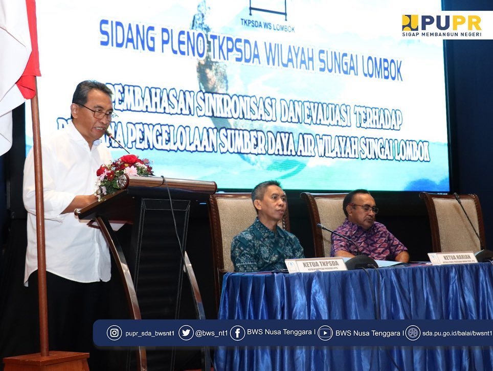 Sidang Pleno TKPSDA WS Lombok Pembahasan Sinkronisasi Dan Evaluasi ...